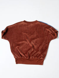 vintage 70's velour top