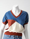 vintage 70's velour top