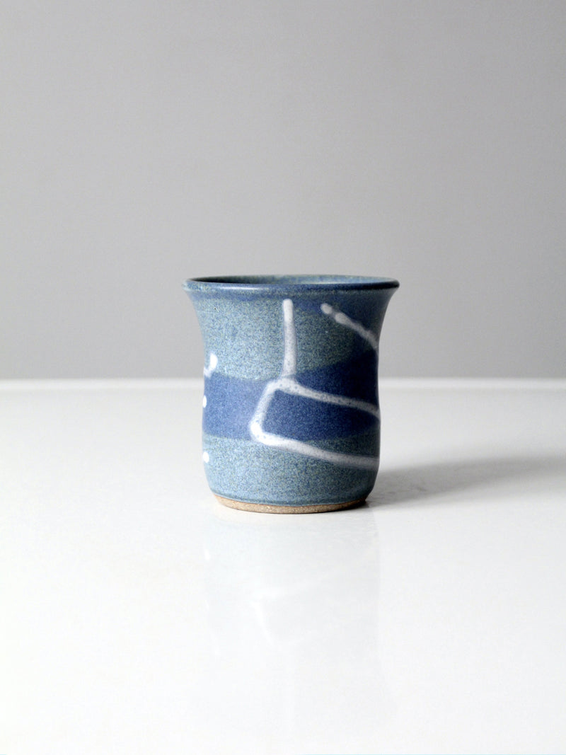 vintage studio pottery mug