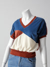 vintage 70's velour top
