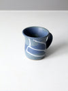 vintage studio pottery mug