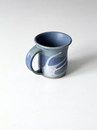 vintage studio pottery mug