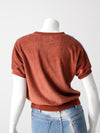 vintage 70's velour top
