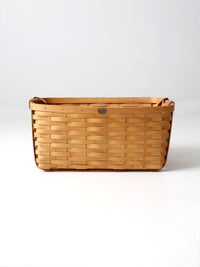 vintage Peterboro storage basket