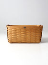 vintage Peterboro storage basket