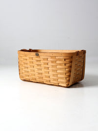 vintage Peterboro storage basket