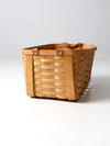 vintage Peterboro storage basket