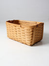 vintage Peterboro storage basket