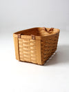 vintage Peterboro storage basket