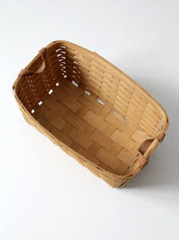 vintage Peterboro storage basket