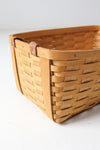 vintage Peterboro storage basket