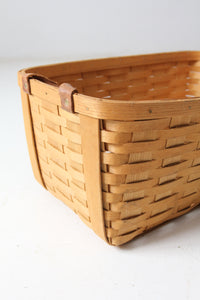 vintage Peterboro storage basket