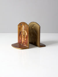 vintage End of Trail bookends