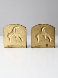 vintage End of Trail bookends
