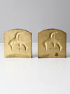 vintage End of Trail bookends