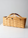 vintage Peterboro storage basket