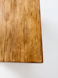 vintage Monterey style trestle table