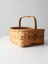 vintage splint weave basket