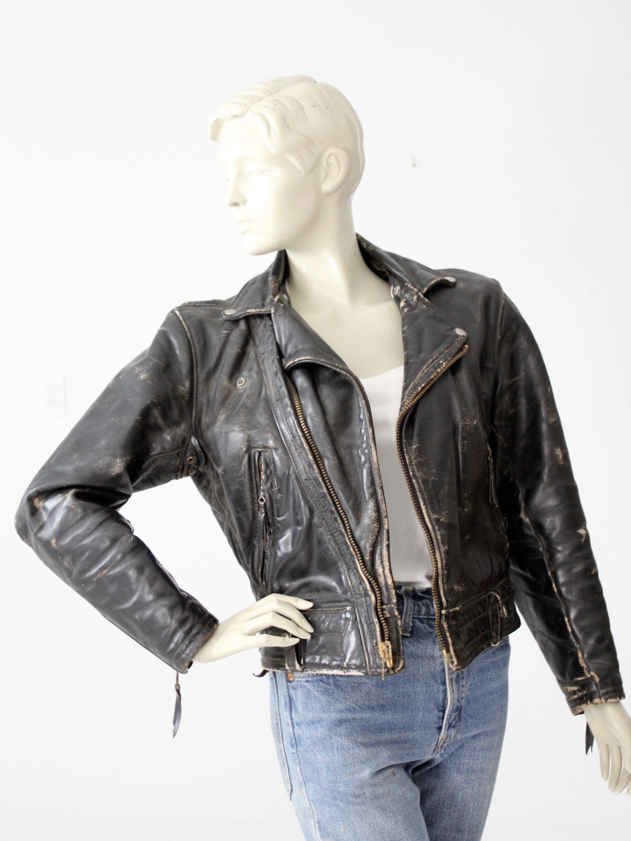 vintage Langlitz motorcycle jacket