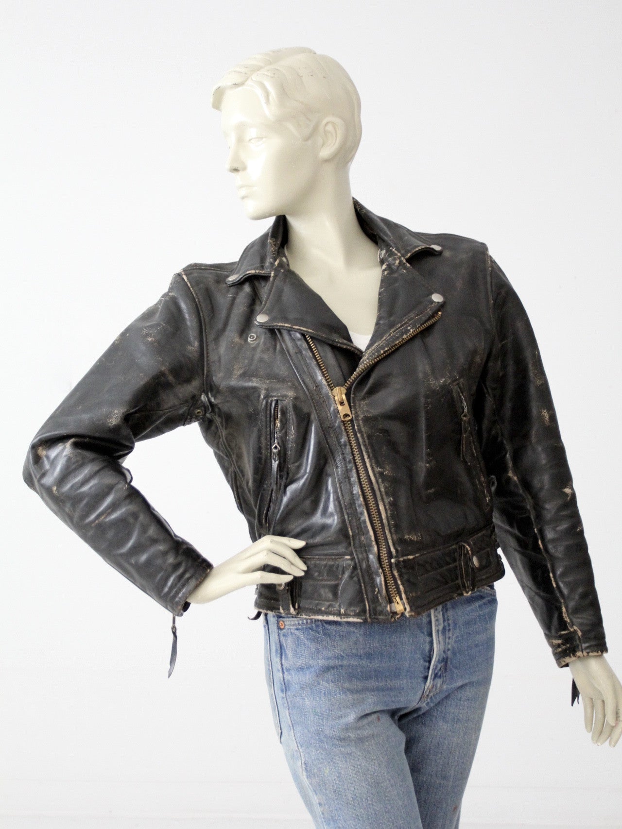 vintage Langlitz motorcycle jacket