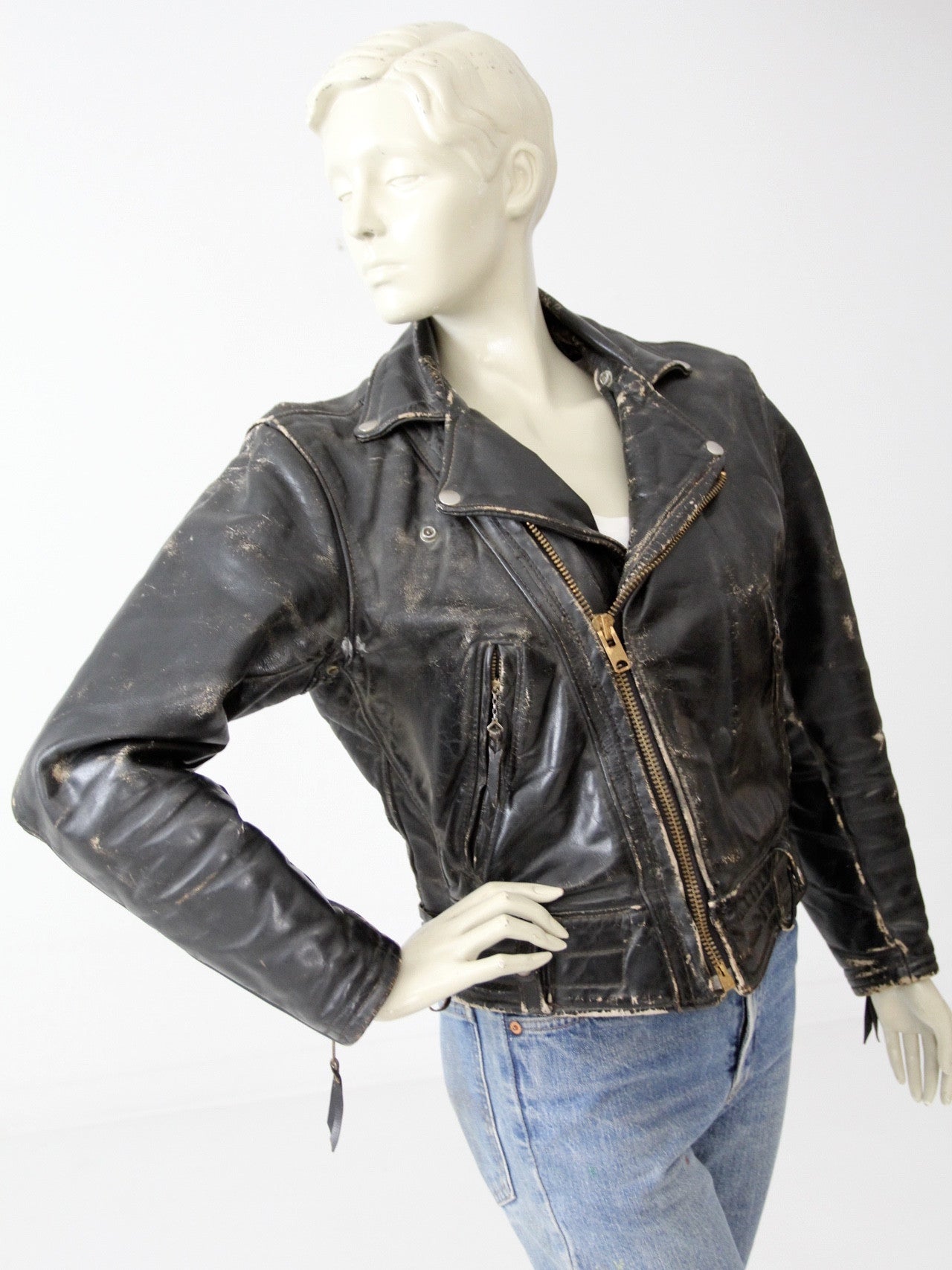 vintage Langlitz motorcycle jacket