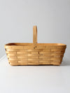 vintage Peterboro storage basket