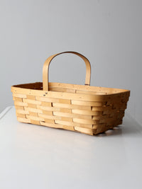 vintage Peterboro storage basket