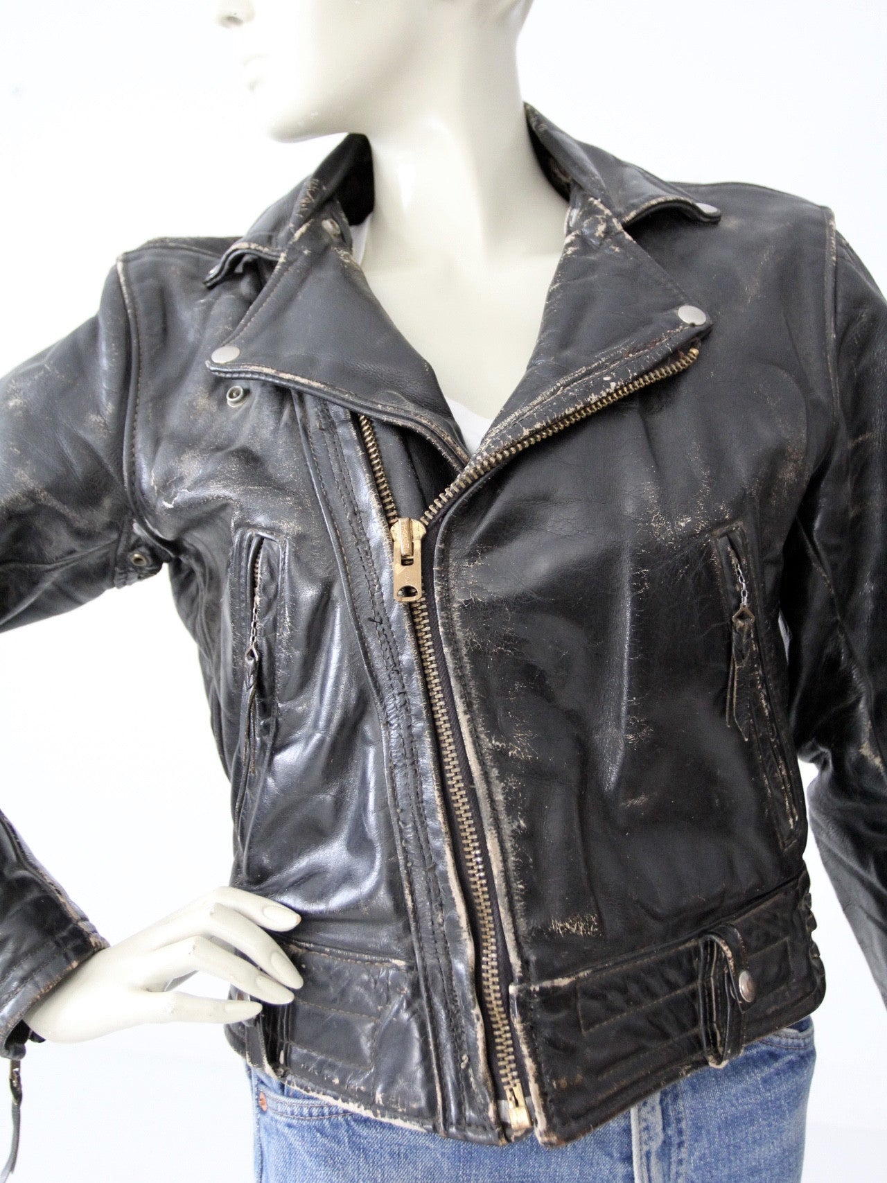 vintage Langlitz motorcycle jacket