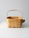 vintage Peterboro storage basket