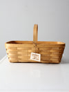 vintage Peterboro storage basket