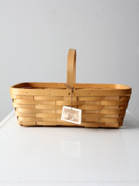 vintage Peterboro storage basket