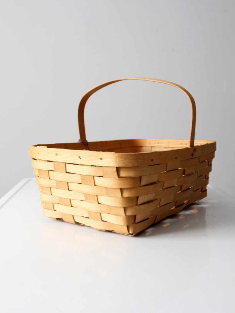 vintage Peterboro storage basket