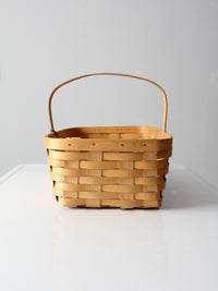 vintage Peterboro storage basket