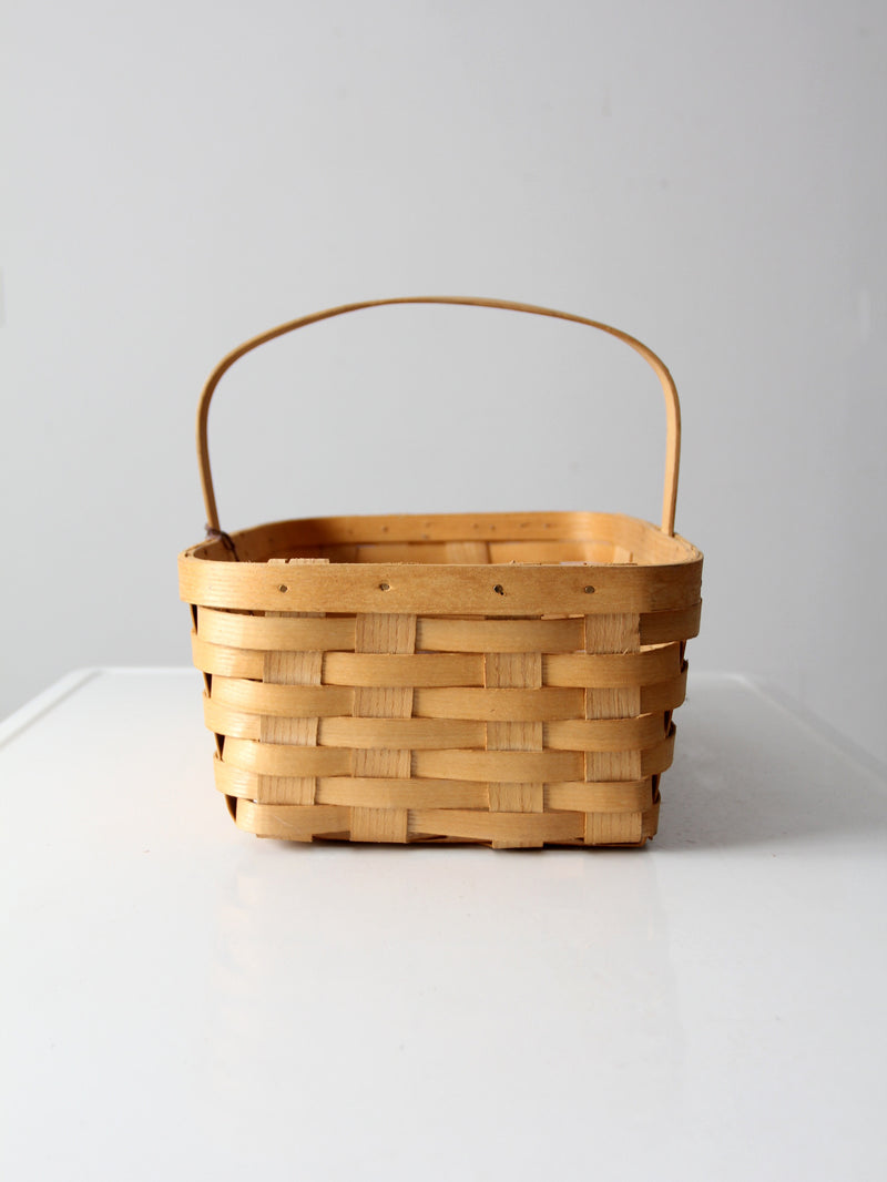 vintage Peterboro storage basket