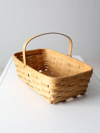 vintage Peterboro storage basket