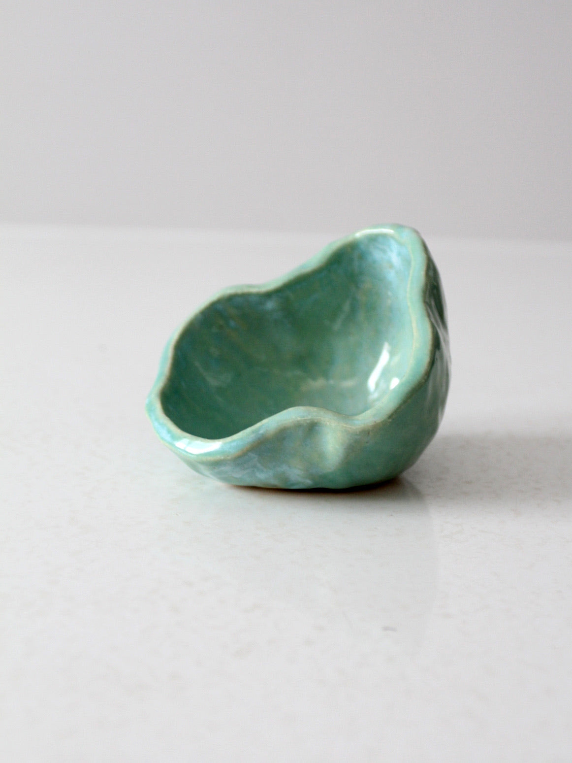 vintage free form studio pottery bowl