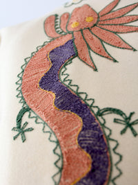 vintage 40s embroidered dragon wool tourist jacket