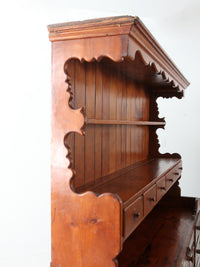 19th century pine cabinet hutch
