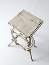 antique Adirondack twig table