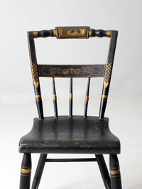 antique Hitchcock style chair