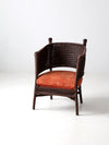 antique Karpen Bros wicker chair