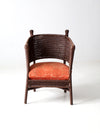 antique Karpen Bros wicker chair