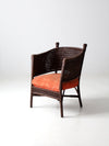 antique Karpen Bros wicker chair