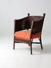antique Karpen Bros wicker chair