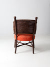 antique Karpen Bros wicker chair