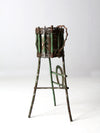 antique folk art twig plant stand