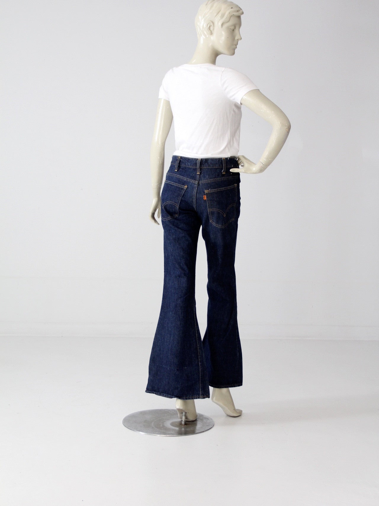 vintage Levis 684 denim bell bottom jeans, 30 x 31