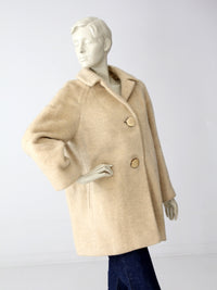 vintage 50s wool blanket coat
