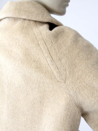 vintage 50s wool blanket coat