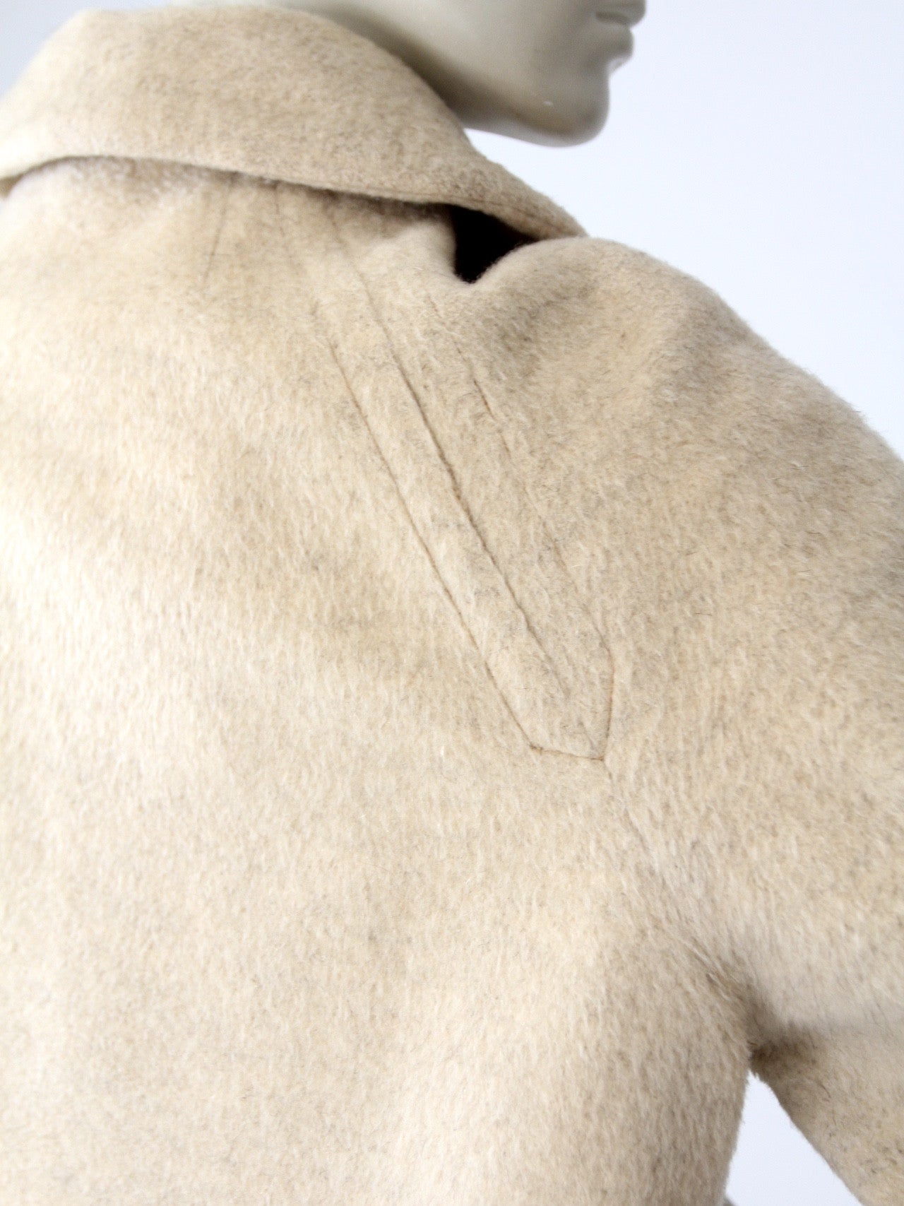 vintage 50s wool blanket coat